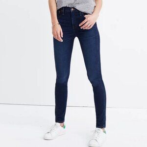 Madewell 9" High Rise Skinny Dark Wash Jeans Size 24